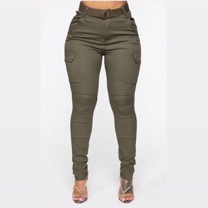 FASHION NOVA (Small) Olive Pants